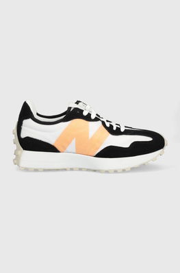 New Balance Sneakers Ms327so Culoarea Negru Bărbaţi, Piele Intoarsa