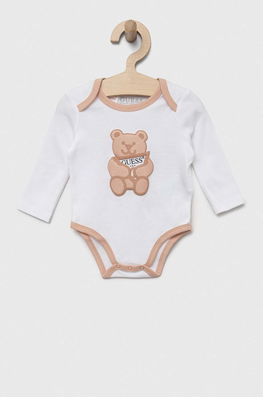 Guess Body Din Bumbac Pentru Bebelusi Copii Maro