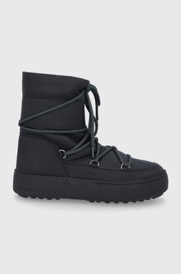 Moon Boot Cizme De Iarnă Bărbați, Culoarea Negru Bărbaţi, Piele, Casual