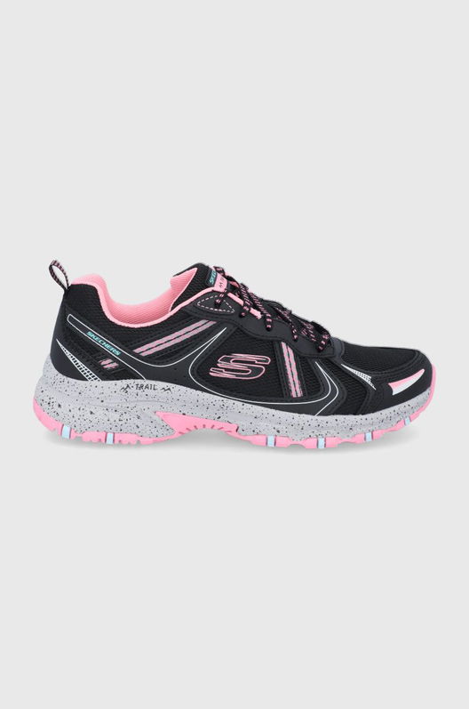 Skechers Pantofi Femei, Culoarea Negru Dama, Piele
