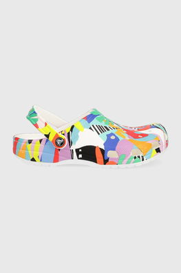 Crocs Papuci Bărbaţi Multicolor, Sintetic, Toc Plat