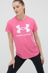 Under Armour Tricou 1356305.634 Femei, Culoarea Roz Dama, Model Print