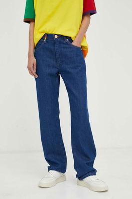 Wrangler Jeansi 13MWZ Femei Medium Waist Dama Bleumarin