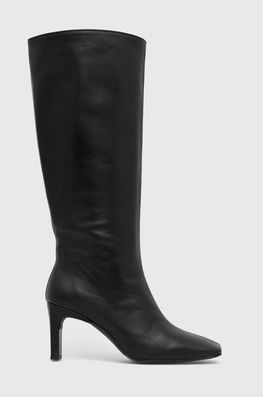 Alohas Ghete De Piele Isobel Femei, Culoarea Negru, Cu Toc Drept, S100054.01 Dama, Toc Gros
