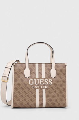 Guess Poseta Culoarea Bej Dama, Imitatie De Piele