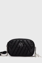 Armani Exchange Poseta Culoarea Negru Dama, Imitatie De Piele