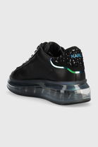Karl Lagerfeld Sneakers Din Piele Kapri Kushion Culoarea Negru Dama