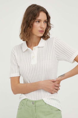 Marc O'Polo Polo De Bumbac Culoarea Bej Dama