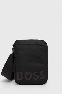 BOSS Borseta Culoarea Negru Bărbaţi, Textil