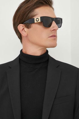 Versace Ochelari De Soare Barbati, Culoarea Negru Bărbaţi