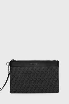 Michael Kors Borseta Culoarea Negru Bărbaţi, Imitatie De Piele