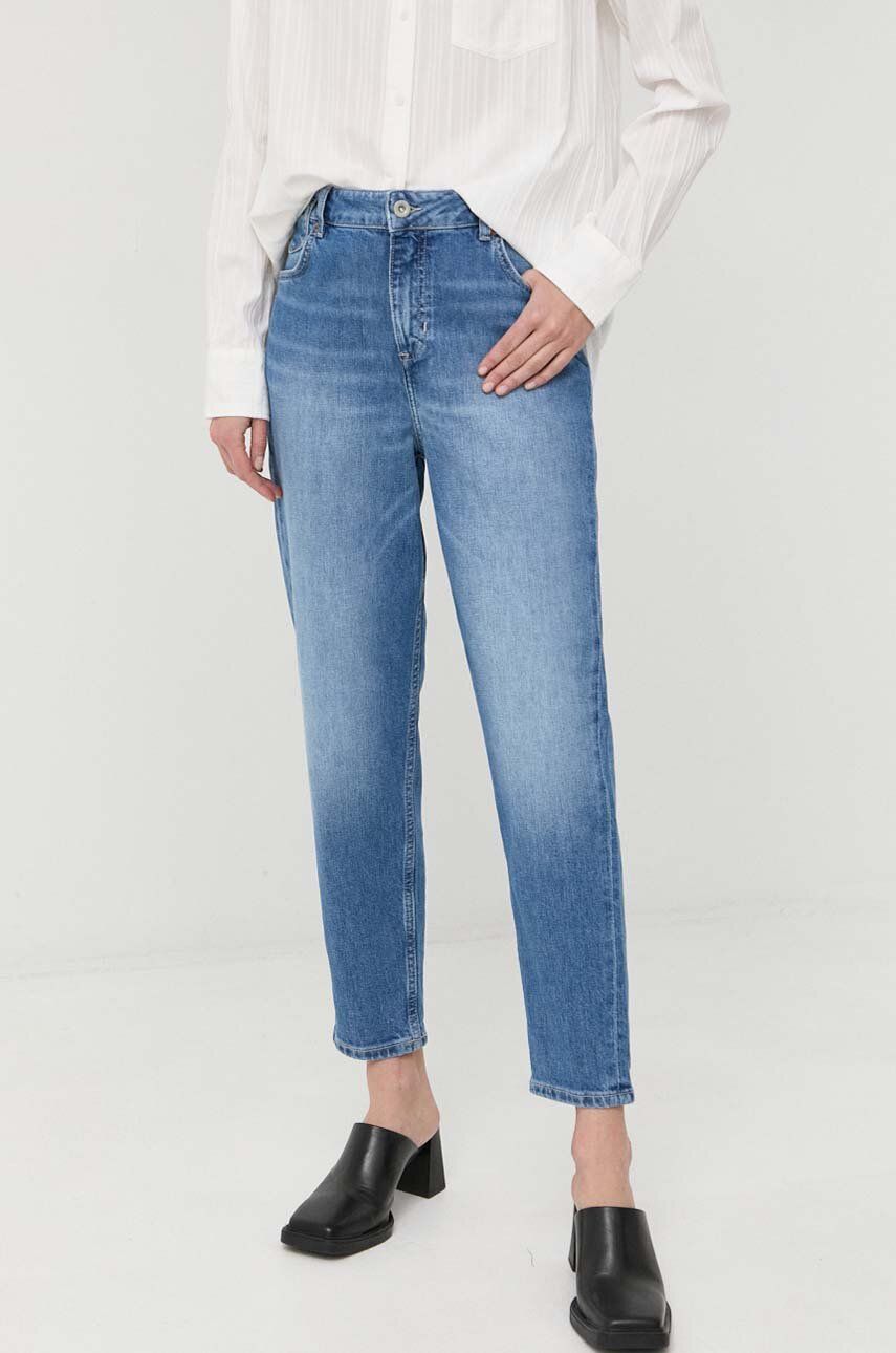 Mustang Jeansi Style Charlotte Tapered Femei High Waist Dama Albastru