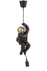 Line Lampă Suspendată Hanging Astronaut J-Line Negru