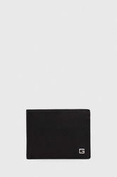 Guess Portofel De Piele Barbati, Culoarea Negru