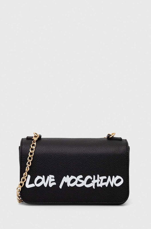 Love Moschino Poseta De Piele Culoarea Negru