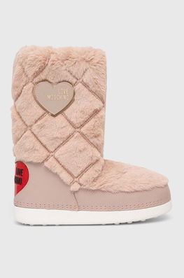 Love Moschino Cizme De Iarna SKIBOOT20 Culoarea Bej, JA24172G0HJW0601