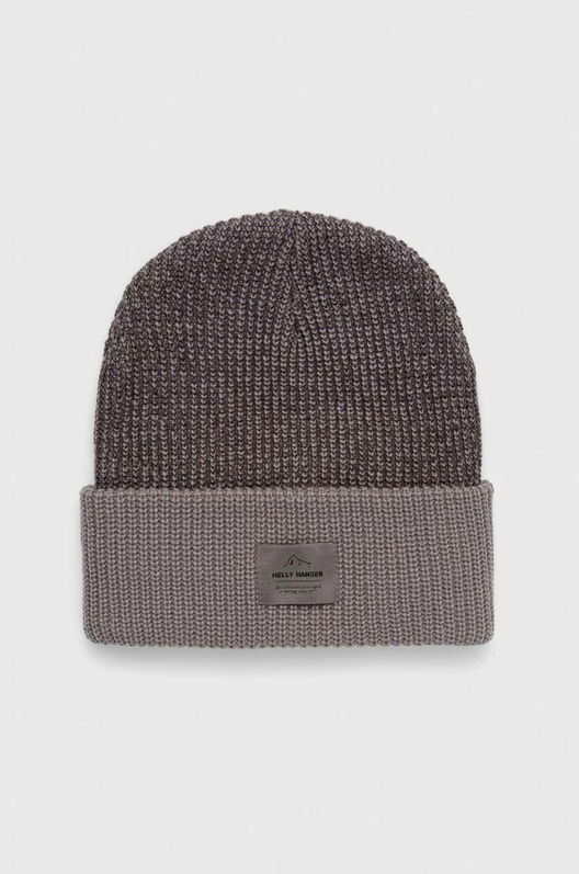 Helly Hansen Caciula Culoarea Gri, Din Tricot Gros