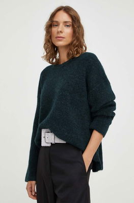 Gestuz Pulover De Lana Femei, Culoarea Verde