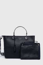Emporio Armani Poseta Culoarea Albastru Marin Bleumarin