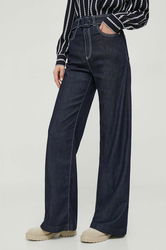 Emporio Armani Jeansi Femei High Waist Bleumarin