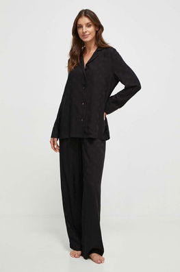 BOSS Pijama Femei, Culoarea Negru