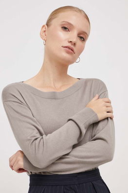 Sisley Pulover De Lana Femei, Culoarea Bej, Light