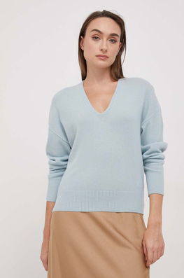 Sisley Pulover De Lana Femei, Culoarea Turcoaz