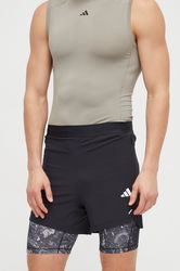 Adidas Performance Pantaloni Scurți De Antrenament Workout Culoarea Negru