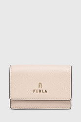 Furla Portofel De Piele Femei, Culoarea Bej