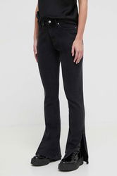 HUGO Jeansi 1993 Femei High Waist Negru