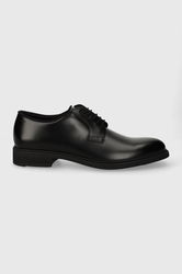 BOSS Pantofi De Piele Firstclass Barbati, Culoarea Negru, 50499719