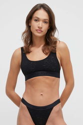 Calvin Klein Underwear Sutien Culoarea Negru, Neted